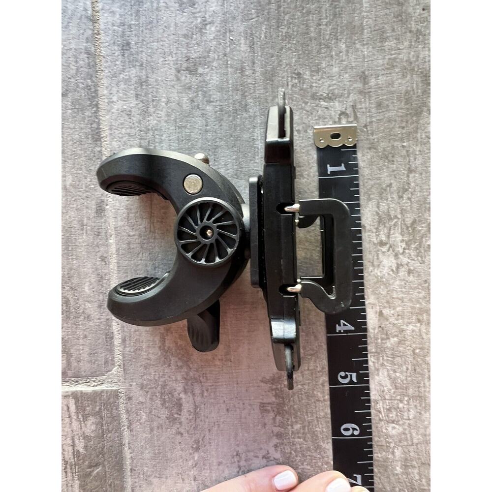 Universal Bicycle Stroller Phone Holder Adjustable Shockproof Mount Black - Picture 12 of 12